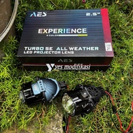 A PAIR of Bilens LED Projector Lens Biled Bi-led Turbo SE 2.5 Inch AES 3 Colors All Weather MOTORCYC