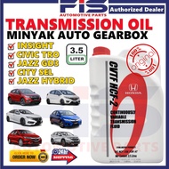 FIS Original Honda ATF Oil CVTF HCF-2 Automatic Transmission Fluid 3.5Liter Civic Jazz City Minyak G
