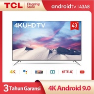 TV LED TCL 43A8 ANDROID 9.0 SMART TV UHD 4K 43INCH