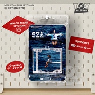 GANTUNGAN [READY] Mini CD Album NFC Keychain - Miniature CD Album Keychain - SZA - SOS
