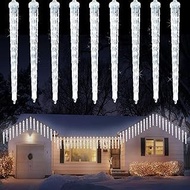 Solar Waterproof LED Icicle Meteor Light String Icicle Lights Lampu Hiasan Lampu Percutian Kilang
