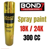 BOND7 24k Gold Spray Paint/ BOND7 Professional Premium Gold Series Spray Gold Paint / spray Emas - 2