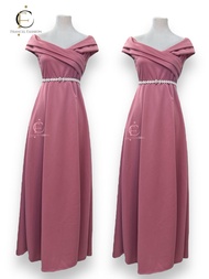 LONG DRESS FOR WOMEN FORMAL VERA SLIT MAXI STUNNING  NINANG FORMAL LONG DRESS dress for women bridal