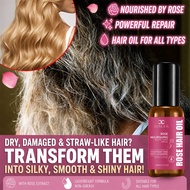 Rose hair oil 60ml hair treatment hair oil for frizzy hair hair oil for dry hair