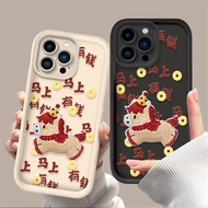 For Realme C2 C3 C11 C12 C21 C21Y C25 C25Y C25s New Year's Money is Coming Soon Phone Case with Patt