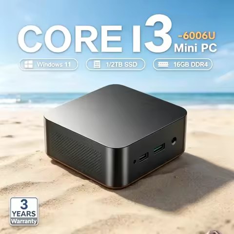 2026 Grand Elegant MINI PC Windows 11 Pro Core I3 6006U RAM 1TB SSD WIFI 6 BT5.2 4K HD Burnished Joy