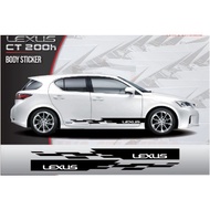 LEXUS CT 200h CAR BODY STICKER