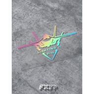 FXYP Fighter F35 Joint Strike Fighter Lightning 2 Sticker Car Electric Motorcycle Helmet Reflective 