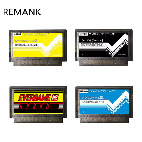 REMANK N8 Nes Cartridge EVERGAME-N8 Super NESN8 Cartridge For FC Video Game Console Accesories NEW S