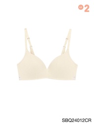 Sabina Twenty Five Level 2 เสื้อชั้นใน ไร้โครง รหัส SBQ24012CR - สีครีม