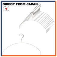 MAWA Non-Slip Hangers Ultra-Slim 0.4cm Lightweight 40g Women's Body Hangers 40PT 10-Pack White