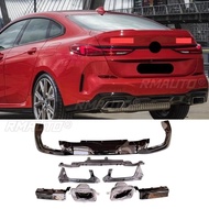 Car Rear Bumper Spoiler Lip Diffuser Splitter Rear Tail Throat Modification Part For BMW 2 Series F4