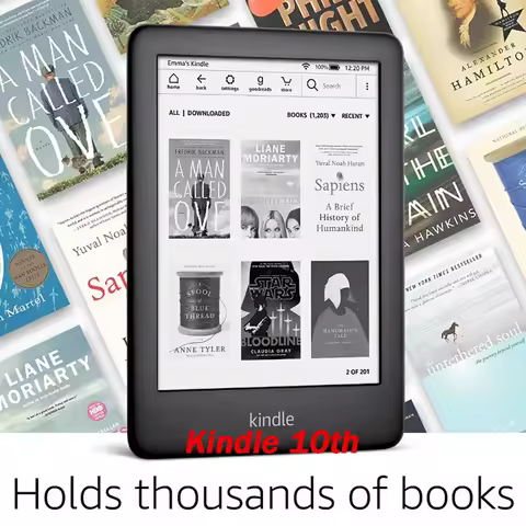 Original Kindle 10th Generation E-book Reader 6 Inch E-ink E-book Touch Screen with Backlight Kindle