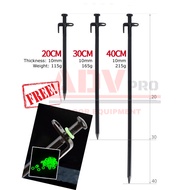 20cm 30cm 40cm Tent Peg Pancang Khemah Luminous Glow In The Dark Peg Fluorescent Ring Circle