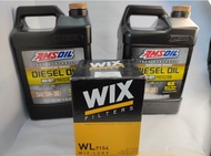 AMSOIL Max duty 5w30 Diesel 2Gal with Wix filter For Montero Gen 2