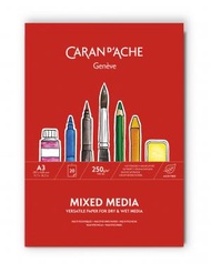 CARAN D'ACHE - 250g 混合素材畫簿｜A3｜20張