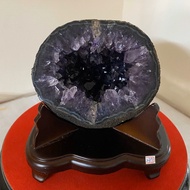 Natural Uruguay 5A Treasure Bag Round Hole Type Amethyst Cave Crystal Purple Meets Noble People Exclusively Your Little Uguayi Series 1.9kg Number: 237