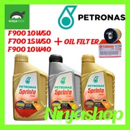 Petronas F700 4T 15w50 SN SEMI SYNTHETIC / F900 10W40 FULLY SYNTHETIC /F900 10W50 FULLY SYNTHETIC MI