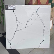 granit 60x60 arna conary white glazed polished keramik lantai
