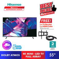 [FREE SHIP + GIFT] Hisense 4K Mini-LED TV U7K Series (55") 55U7K with VIDAA U7 Full Array Local Dimming (2023 - 144hz)