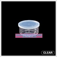 [Sold In Boxes Of 144 Sets] Clear Rice Jar 9.0 * 9.0 * 4.4 Cm. 190 ml. 2723PS