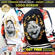 Terbaru Jaket Smiley Angry Tokyo Revengers Bomber Sukajan Anime Cover Version