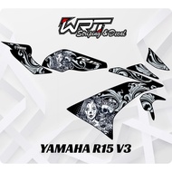 Striping R15 v3-Hologram Striping R15 v3-Sticker R15 v3-Decal R15 v3 Skull