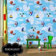 Wallpaper Sticker Dinding Doraemon Biru Walpaper Tembok Stiker Dekorasi Kamar Anak Tempelan Karakter