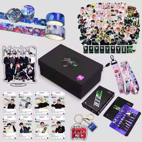 New Skzoo Stray Kids Gift Box Skz Karma Album Do It Felix Hyunjin Peripheral Set Keychain Small Card