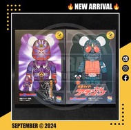 24年9月新貨！全新未開封 Medicom Toy Bearbrick Be@rbrick 100%+400% 幪面超人 假面騎士 響鬼 Kamen Rider Hibiki & 亞馬遜 Kamen 
