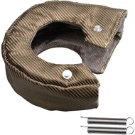 T4 T6 Titanium Turbo Blanket Turbocharger Heat Shield With Fastener Springs
