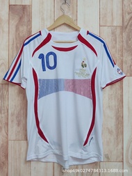 The 2006 World Cup France road 10 zinedine zidane 12 Henry David trezeguet retro football with short