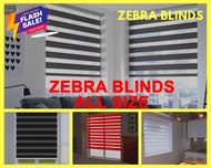 Korea Blind Zebra Blind Bidai Zebra Window Blinds Zebra Privacy Blinds Indoor Blind Indoor Curtain - Free HUK Free Wall Plug Screw