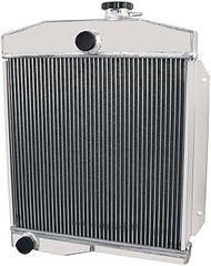 Cubauto 3 Row Core Aluminum Radiator For 1955 Jeep Willys / 1959-71 Jeep CJ3 CJ5 CJ6 2.2L 3.7L MT