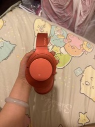 Sony 紅色wh-h900n無線耳機
