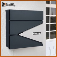 Peti Surat Mail Box Peti Surat Outdoor Modern Mail Box Outdoor Waterproof Letter Box Post Box Rain A