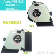 ASUS ROG Zephyrus G15 GA502 GA502IU CPU  GPU COOLING FAN 13NR03V0T020011 6033B0079901
