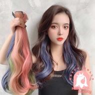 Hair Clip Extension [ Ungu ] Highlight Rambut Sambung Natural - Fashion Wanita Korea - Headpiece War