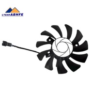 HA8010H12F-Z 75MM 2Pin GTX1050Ti GPU Cooler DUAL Fan for   GTX 1050Ti GTX-1050-Ti-4GT-OC