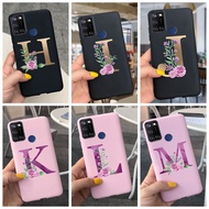 Realme 7i Letter Case for Realme C17 Realme7i  RMX2103 Phone Case Soft Silicone Painted Back Cover
