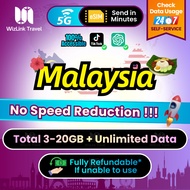 【Malaysia eSIM】Malaysia eSIM Travel eSIM Malaysia | Total 3GB-20GB High Speed Data Malaysia Support 