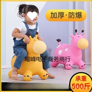 Year-Old Riding Horse Can Seat Bag Children's Horse Toy Rubber Jumping Deer Jumping Horse Kindergart
