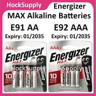 [40pcs $21.00] Energizer MAX AAA E92 / AA E91 Alkaline Battery [FAST SHIP OUT]