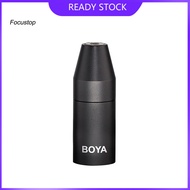 FOCUS BOYA 3-Pin XLR Male to 35mm Jack TRS Female Audio Microphone Adapter Converter