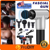 6 Speeds Muscle Massage Gun Handheld Deep Tissue Muscle Vibration Rechargeable Fascial Gun ( HF-280 
