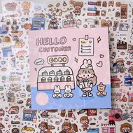 100 Sheets Of Die-Cut pvc Stickers-Hello Customer
