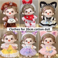 Only Clothes 20cm Cotton Doll Clothes/20cm Plush Doll Skirt Set