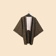 Back to Green-日本帶回羽織 沈穩 迷宮 /vintage kimono