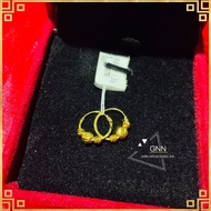 Emas 916 Tulen Subang S58 Design Bulat Biji 916 Emas Gold Earring