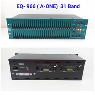 อีควอไลเซอร์ 2 x 31 BAND 2 ชั้น สไลด์ยาว 31 Band Graphic Equalizer A-ONE FCS-966